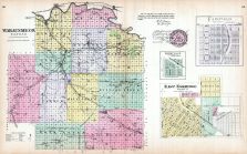 Wabaunsee County, Harveyville, Fairfield, East Eskridge, Kansas State Atlas 1887